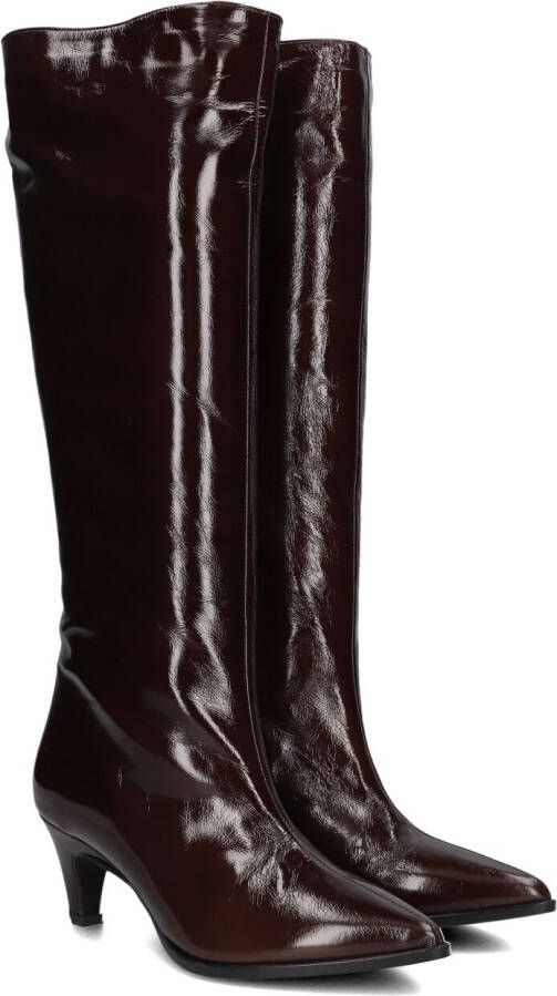 Notre-v Elegante Bruine Hoge Hak Laarzen