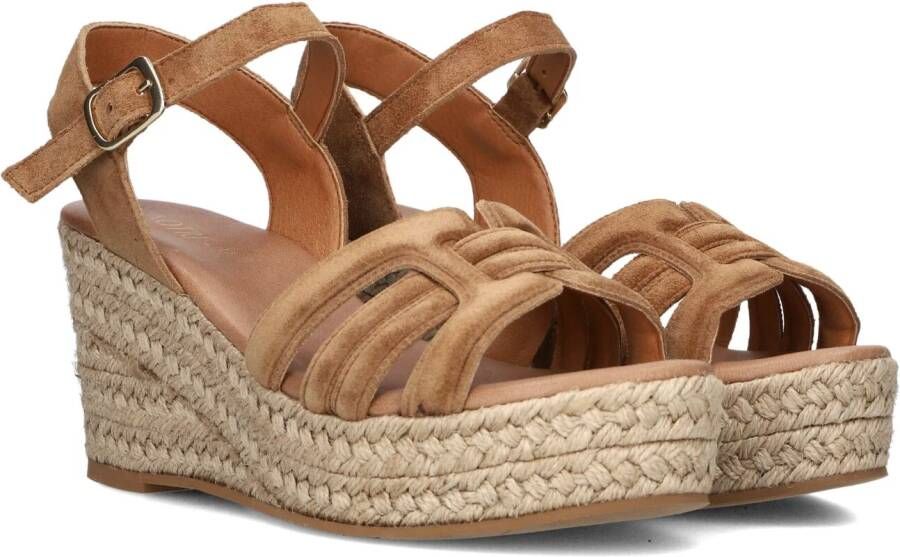 Notre-V As-14372 Sandalen Met Sleehak Dames Bruin