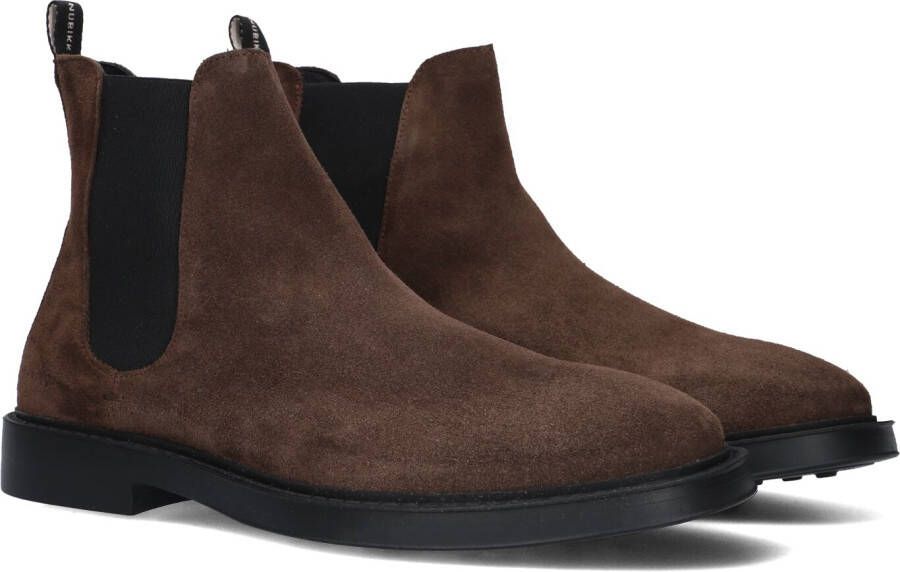 NUBIKK Chelsea Boots Heren Tucson Rai Maat: 46 Materiaal: Suède Kleur: Bruin