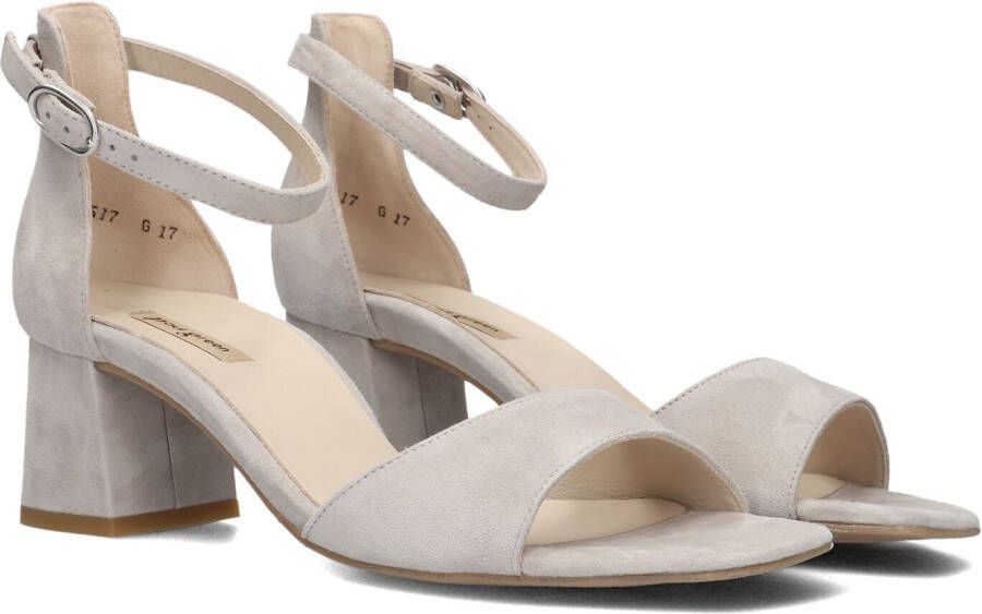Paul Green 6140~~~~~~~~~~~~~~~~~~~~~~~~~~ Sandalen met hak Wit beige