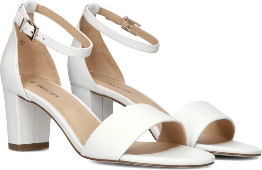 PETER KAISER Dames 78340 Maat: 40 Materiaal: Leer Kleur: Wit