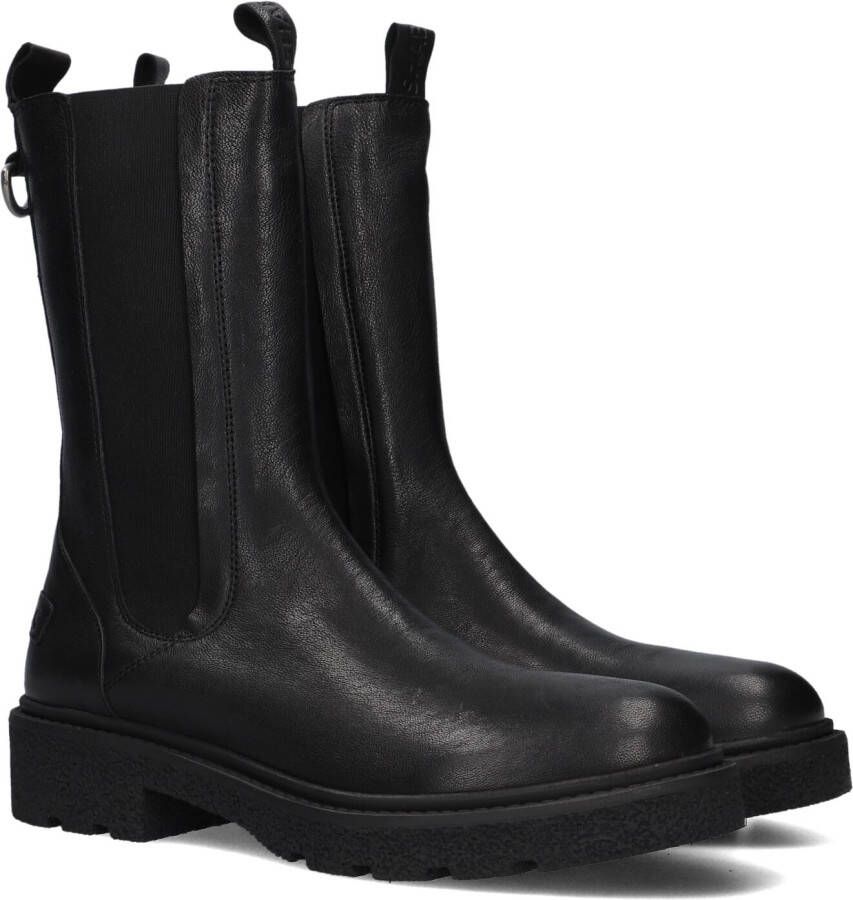 SHABBIES Chelsea Boots Dames Jacy Shelly Maat: 42 Materiaal: Leer Kleur: Zwart