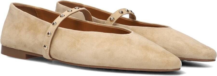STEFANO LAURAN Ballerina Dames X1417 Maat: 40 Materiaal: Suède Kleur: Beige