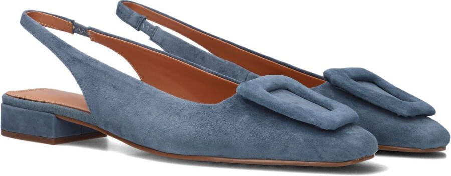 STEFANO LAURAN Slingbacks Dames 58577a Maat: 36 Materiaal: Suède Kleur: Blauw