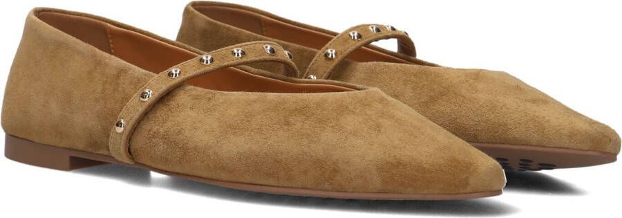 STEFANO LAURAN Ballerina Dames X1417 Maat: 39 Materiaal: Suède Kleur: Camel