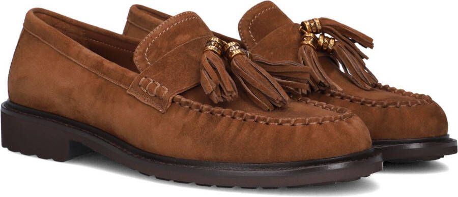 STEFANO LAURAN Loafers Dames Pe2013 Maat: 37 5 Materiaal: Suède Kleur: Bruin
