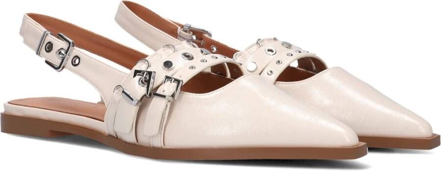 STEFANO LAURAN Slingbacks Dames D241192129 Maat: 42 Materiaal: Lakleer Kleur: Wit