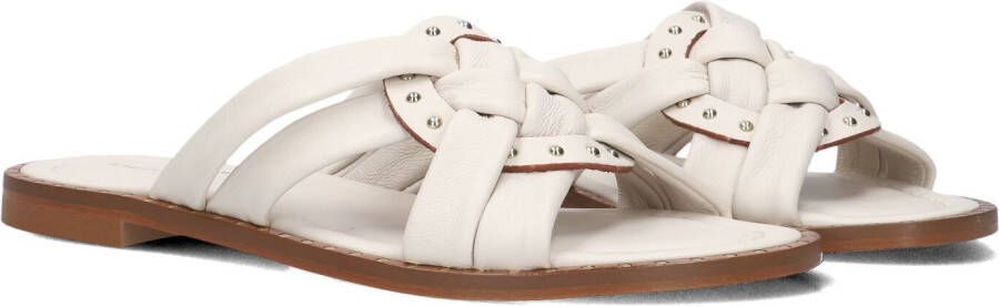 STEFANO LAURAN Slippers Dames 24003 Maat: 42 Materiaal: Leer Kleur: Wit