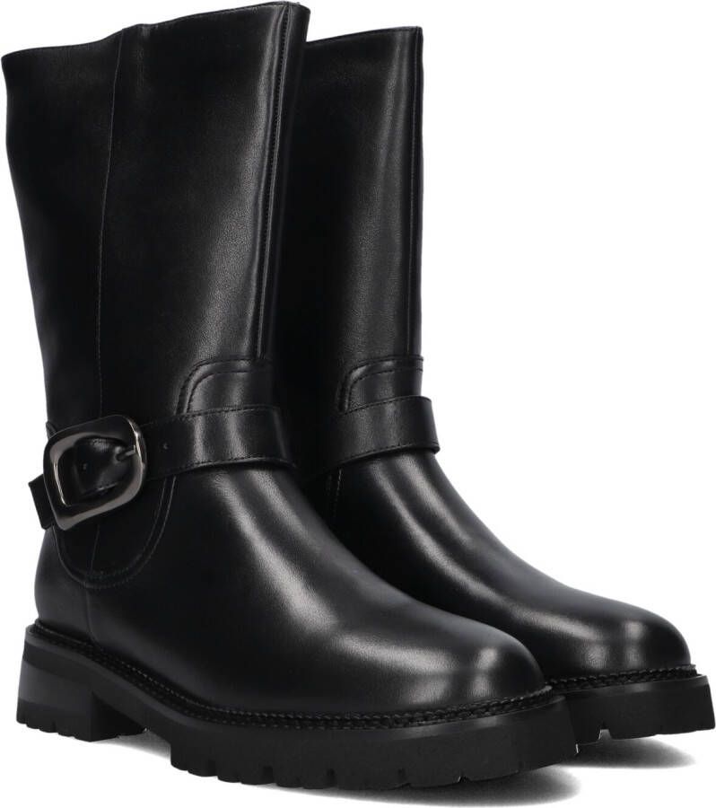 STEFANO LAURAN Biker Boots Dames Pe2052 Maat: 40 Materiaal: Leer Kleur: Zwart