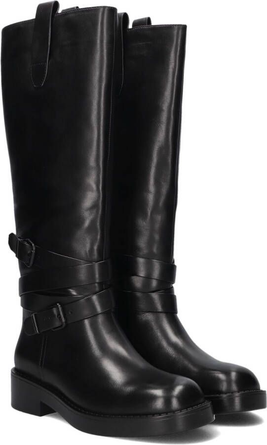 STEFANO LAURAN Hoge Laarzen Dames Pe2058 Maat: 39 Materiaal: Leer Kleur: Zwart