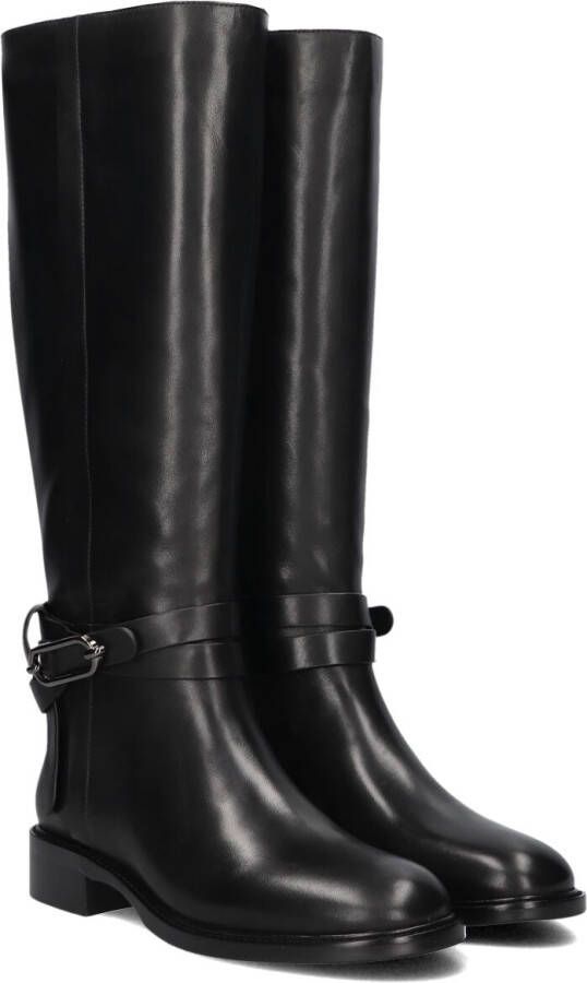 STEFANO LAURAN Hoge Laarzen Dames Pe2076 Maat: 37 Materiaal: Leer Kleur: Zwart