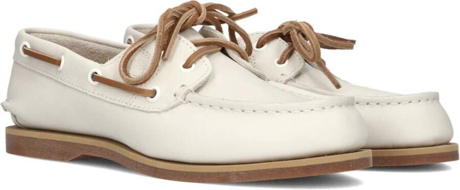 TIMBERLAND Mocassins Dames Classic Boat Maat: 37 Materiaal: Leer Kleur: Wit