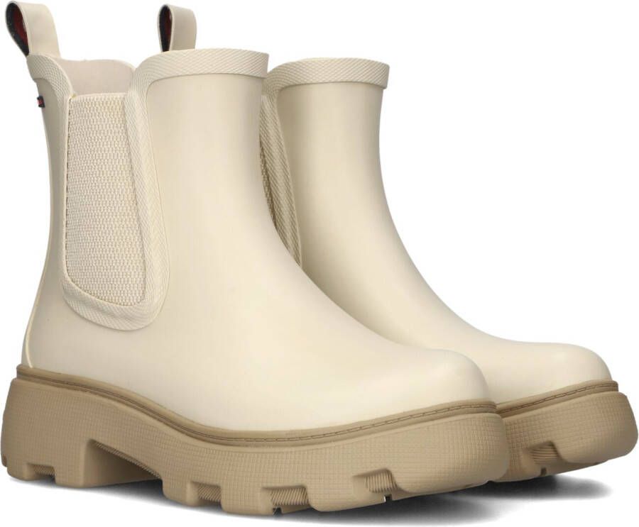 TOMMY HILFIGER Beige Laarzen Rubber Flag Cleated Rainboot
