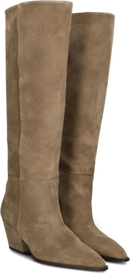 TORAL Hoge Laarzen Dames Dakota Maat: 37 Materiaal: Suède Kleur: Camel