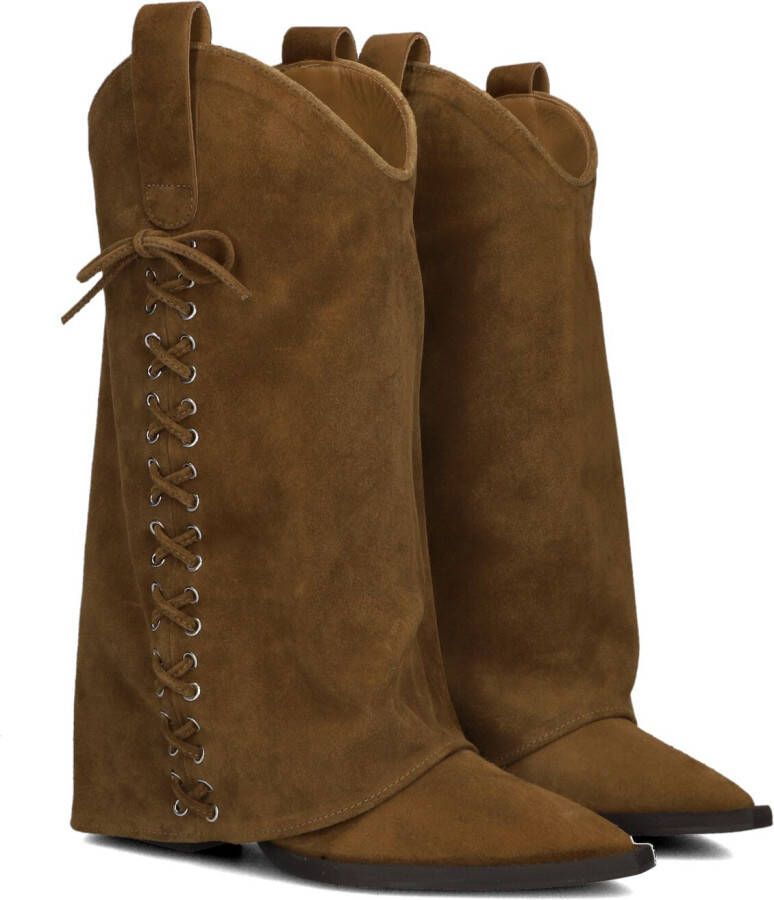 TORAL Hoge Laarzen Dames Kim Maat: 36 Materiaal: Suède Kleur: Bruin