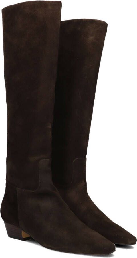 TORAL Hoge Laarzen Dames Sasha Maat: 42 Materiaal: Suède Kleur: Bruin
