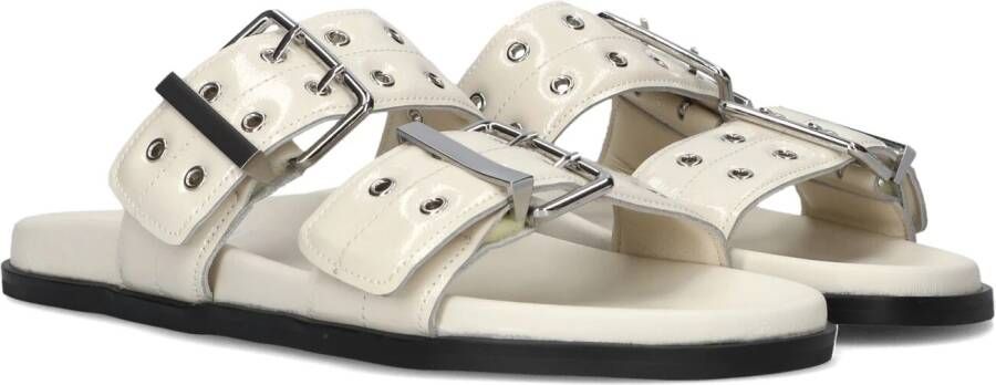 TORAL Slippers Dames Ares Maat: 36 Materiaal: Lakleer Kleur: Gebroken wit