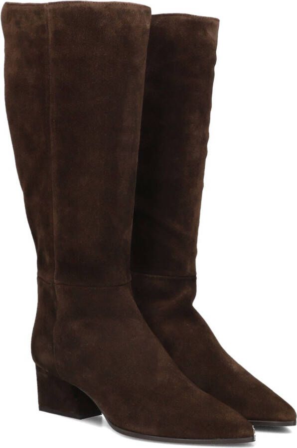 UNISA Hoge Laarzen Dames Jefri Maat: 42 Materiaal: Suède Kleur: Bruin