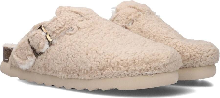 VERBENAS Instappers Dames Heidi Maat: 38 Materiaal: Faux Fur Kleur: Beige