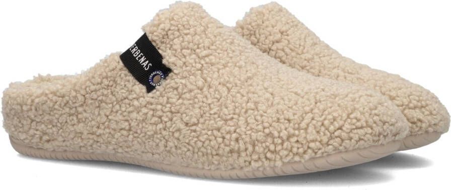 VERBENAS Pantoffels Dames York Maat: 38 Materiaal: Textiel Kleur: Beige