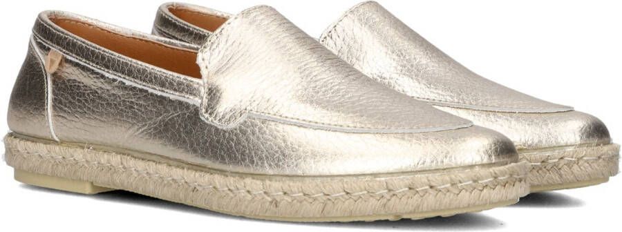 VERBENAS Espadrilles Dames Karina Maat: 37 Materiaal: Leer Kleur: Goudkleurig