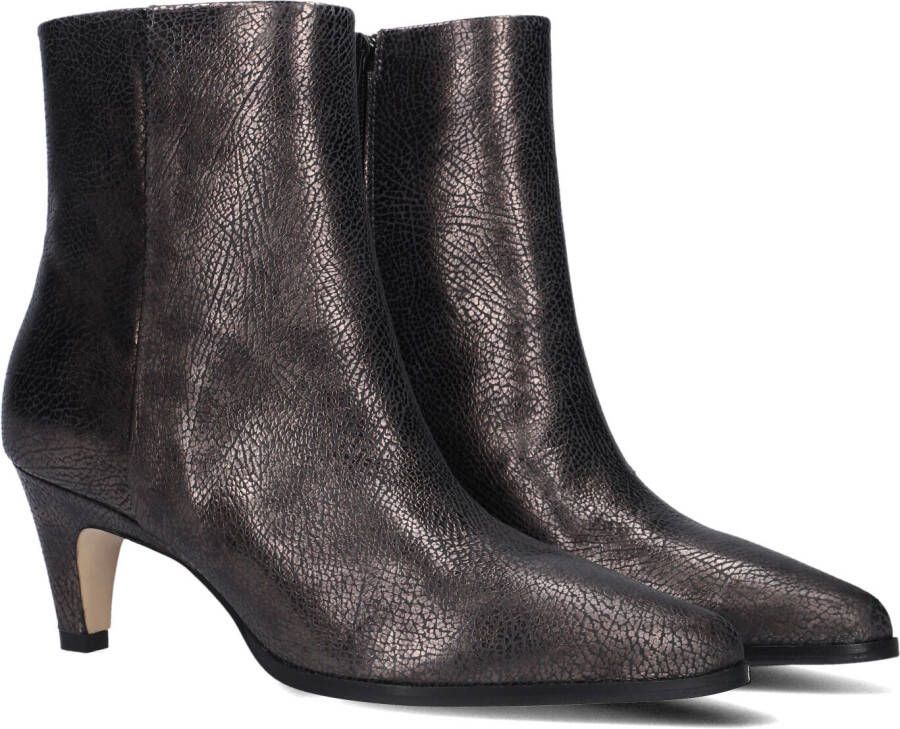 VIA VAI Enkellaarsjes Dames Lina Jackson Maat: 40 Materiaal: Leer Kleur: Grijs