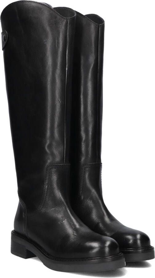 VIA VAI Hoge Laarzen Dames Lucia Rumi Maat: 36 Materiaal: Leer Kleur: Zwart