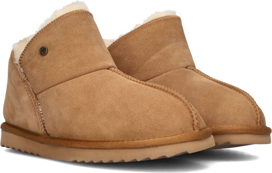 WARMBAT Pantoffels Dames Willow Maat: 36 Materiaal: Suède Kleur: Camel