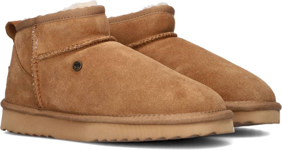 WARMBAT Vachtlaarzen Dames Durack Maat: 39 Materiaal: Suède Kleur: Cognac