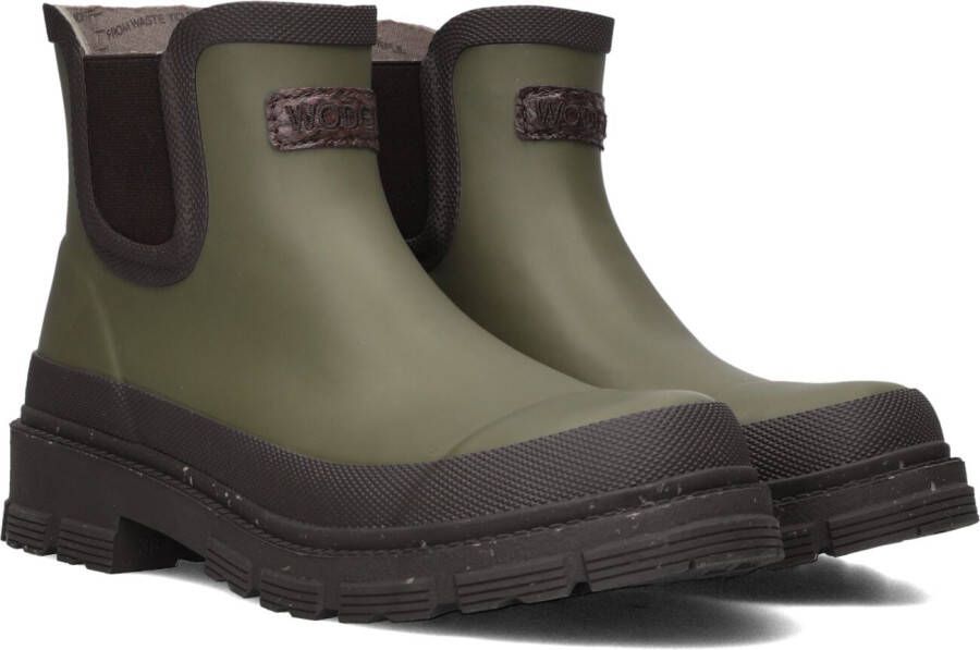 Woden Liv Waterproof Laarzen Rubber Dames Groen