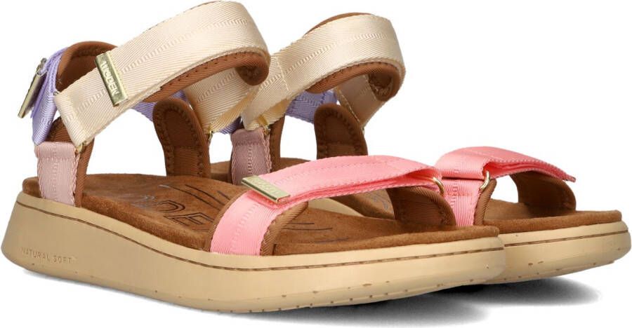 Woden Line LIte Sandalen roze Textiel Dames