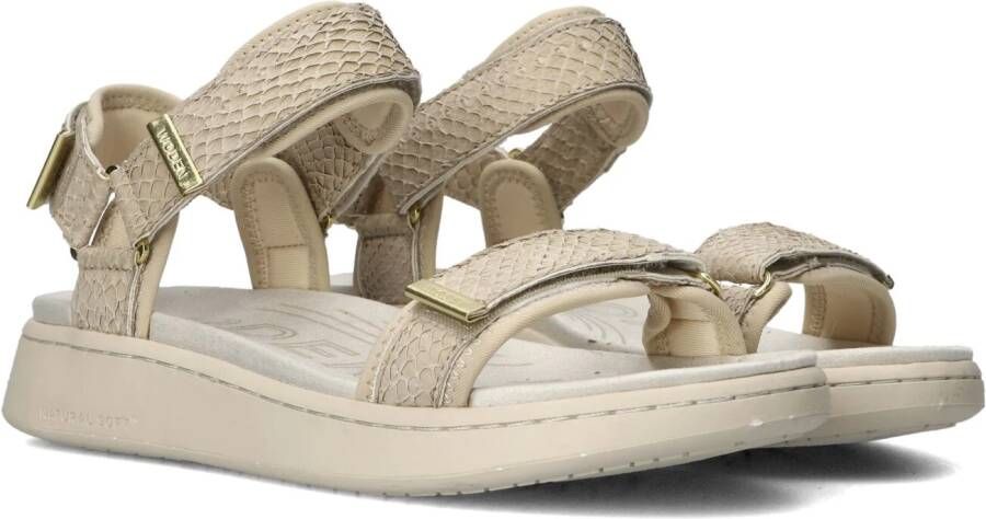 Woden Line Fish Sandalen Dames Gebroken wit