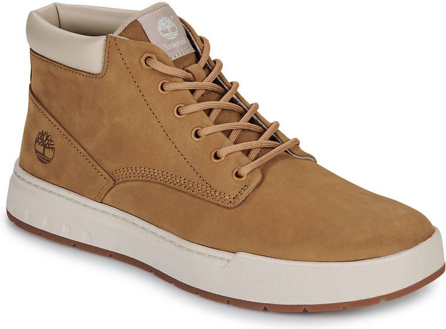 TIMBERLAND Veterschoenen Heren Maple Grove Mid Lace Up Maat: 47 5 Materiaal: Nubuck Kleur: Camel